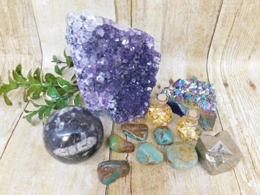 MIXED LOT ROCK STONE LAPIDARY SPECIMEN