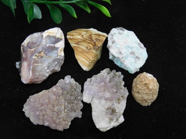 MIXED ROUGH ROCK ROCK STONE LAPIDARY SPECIMEN