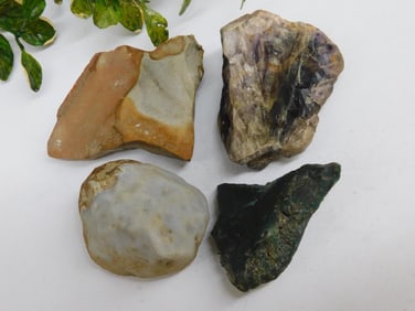 MIXED ROUGH ROCK ROCK STONE LAPIDARY SPECIMEN