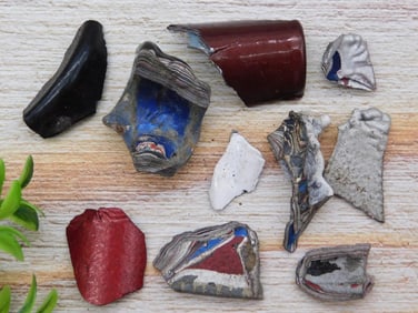 FORDITE MOTOR CITY AGATE ROCK STONE LAPIDARY SPECIMEN