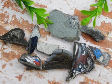 FORDITE MOTOR CITY AGATE ROCK STONE LAPIDARY SPECIMEN