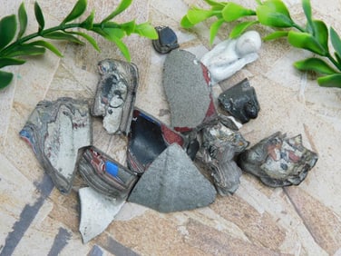 FORDITE MOTOR CITY AGATE ROCK STONE LAPIDARY SPECIMEN