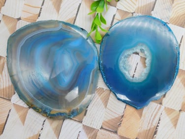 AGATE SLICES ROCK STONE LAPIDARY SPECIMEN