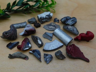 FORDITE MOTOR CITY AGATE ROCK STONE LAPIDARY SPECIMEN