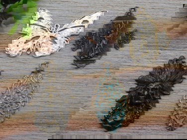 MIXED PENDANTS ROCK STONE LAPIDARY SPECIMEN