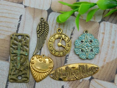 MIXED PENDANTS ROCK STONE LAPIDARY SPECIMEN