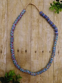 AFRICAN TRADE BEADS ROCK STONE LAPIDARY SPECIMEN