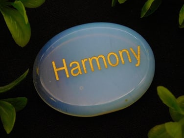 HARMONY OPALITE WORD STONE ROCK STONE LAPIDARY SPECIMEN