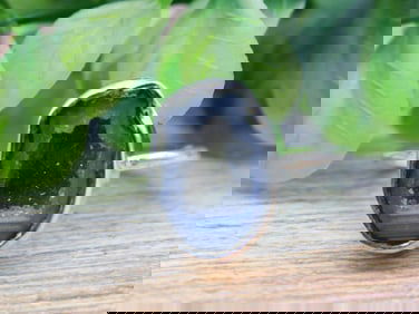 STERLING SILVER GEODE RING SIZE 8 ROCK STONE LAPIDARY SPECIMEN