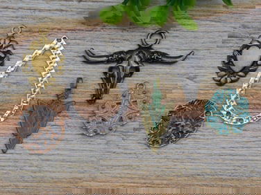 MIXED PENDANTS ROCK STONE LAPIDARY SPECIMEN