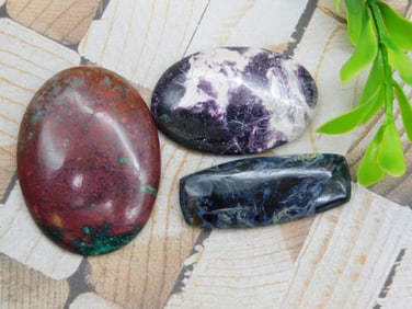 CABOCHONS ROCK STONE LAPIDARY SPECIMEN