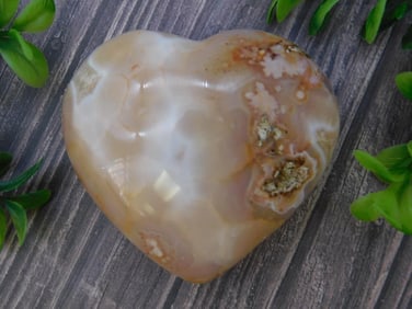 HATMANS FLOWER PETAL AGATE ROCK STONE LAPIDARY SPECIMEN