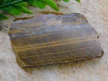 TIGER EYE ROCK STONE LAPIDARY SPECIMEN