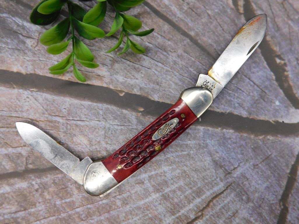 Case XX 6254 Red Bone Folding Pocket Knife: Case XX 6254 Red Bone Folding Pocket Knife