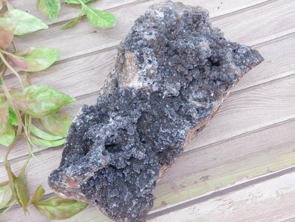 Raw Black Sparkling Mineral Rock Specimen (1 of 4)