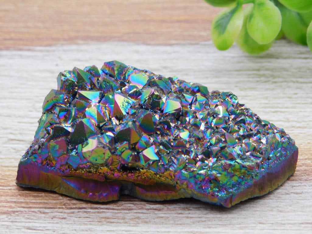 TITANIUM AMETHYST ROCK STONE LAPIDARY SPECIMEN (1 of 2)