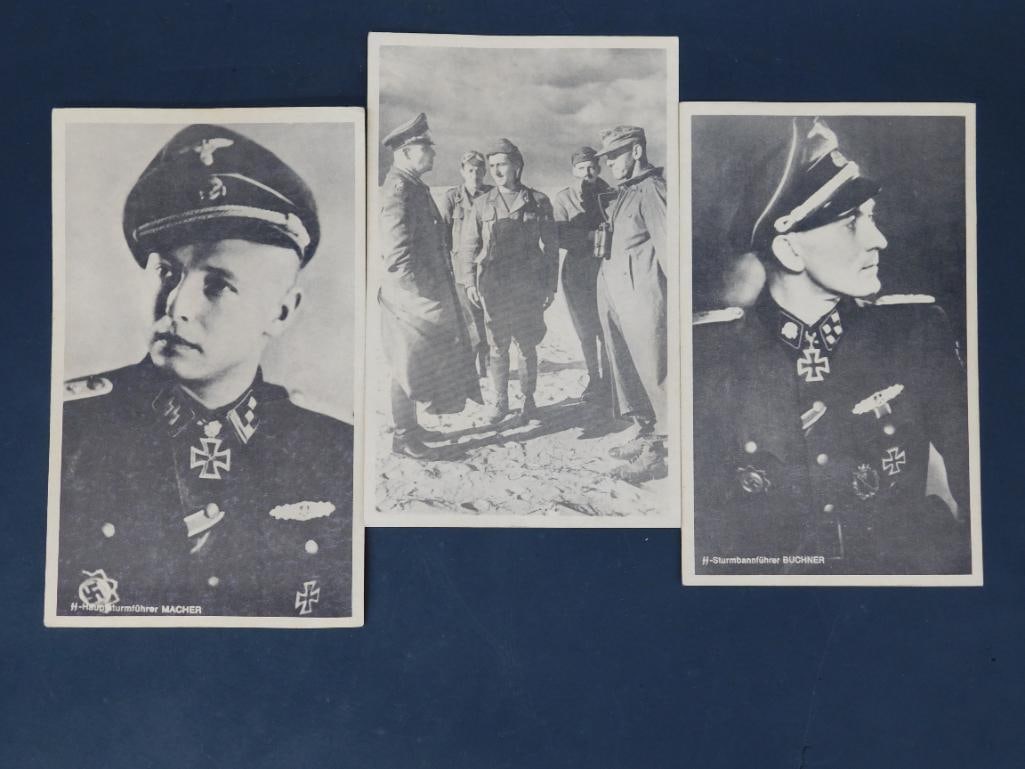 WWII German Military Postcards (3 Pieces) (1 of 3)