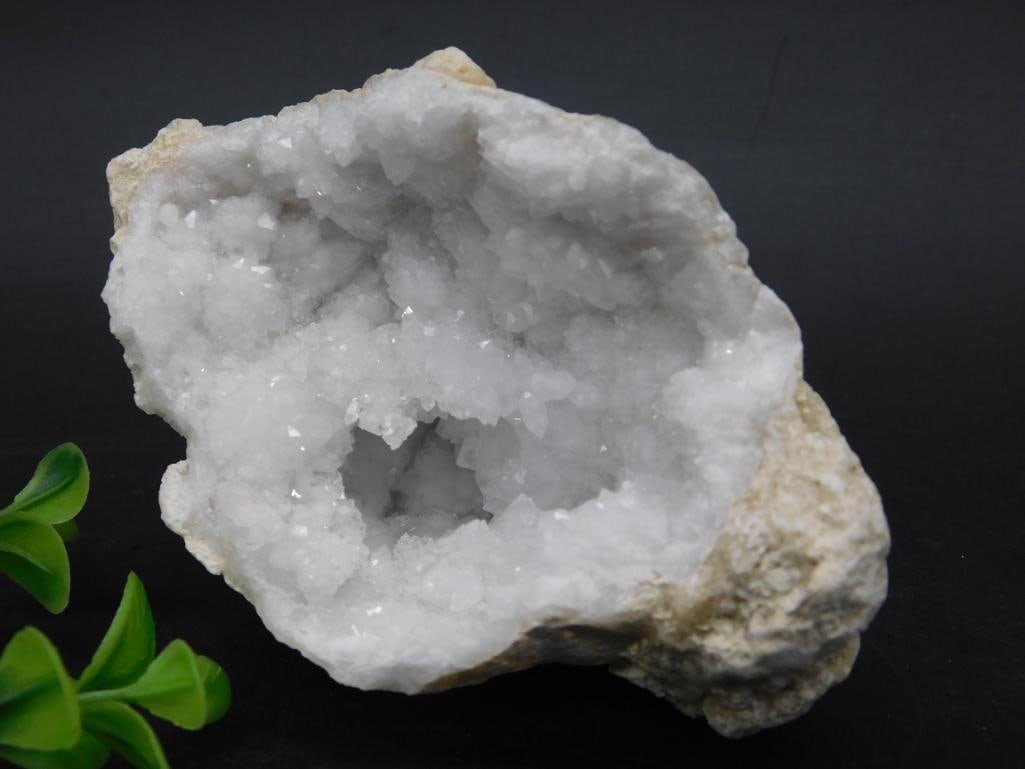 White Quartz Geode with Crystal Interior (1 of 4)