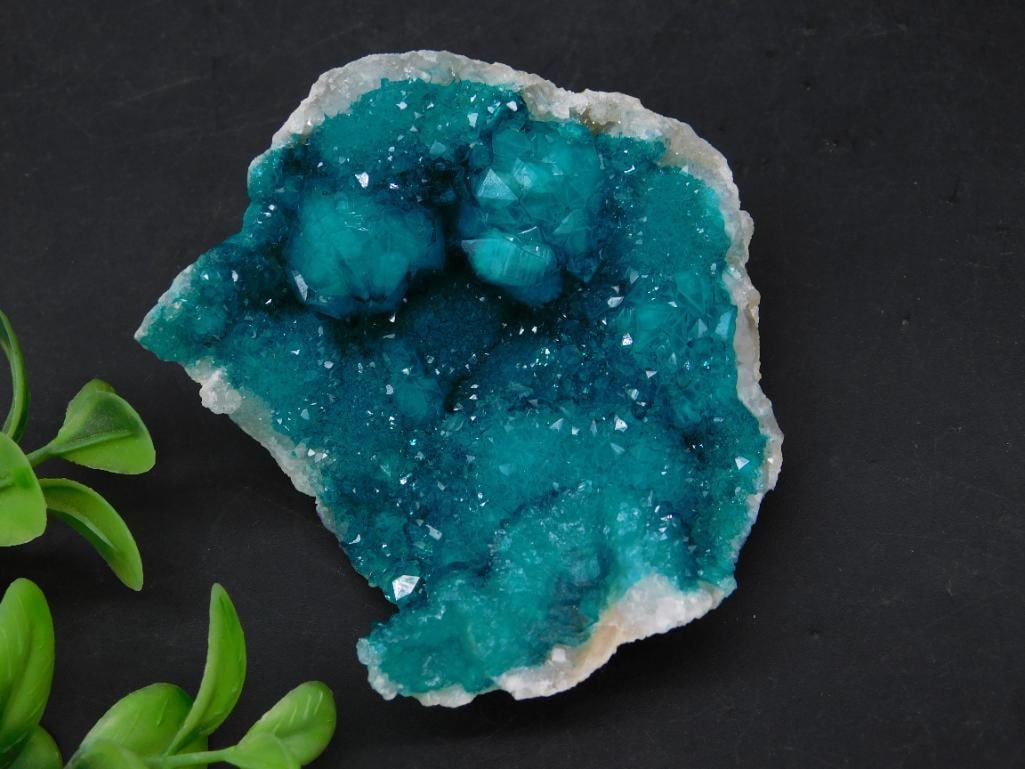 60g Vivid Blue Crystal Cluster Mineral Specimen (1 of 3)