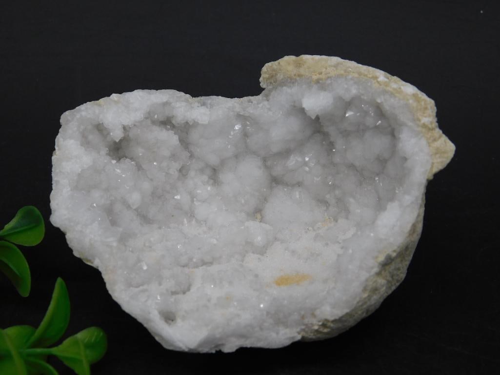 White Quartz Crystal Geode Half (1 of 3)