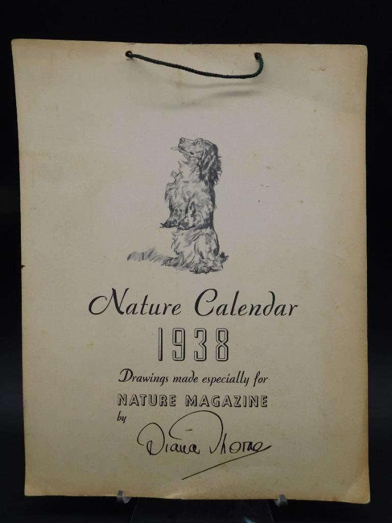 1938 Nature Calendar by Diana Thorne for Nature Magazine (1 of 8)
