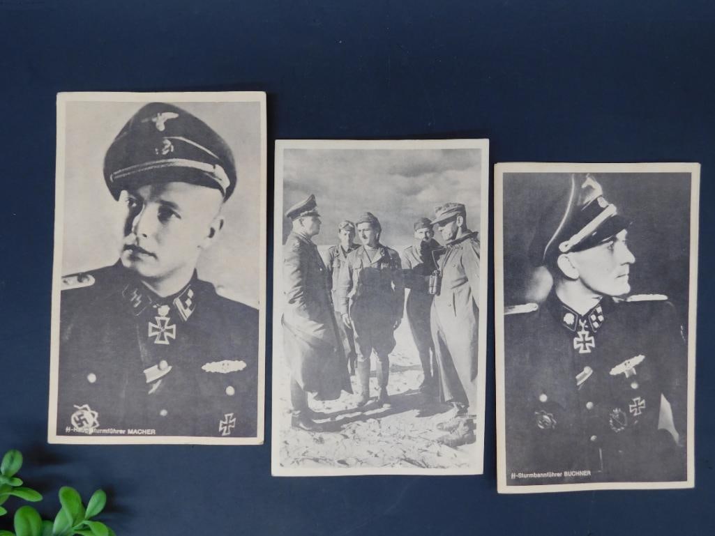 Set of Three German WWII Era Postcards VINTAGE ANTIQUE EPHEMERA (1 of 4)