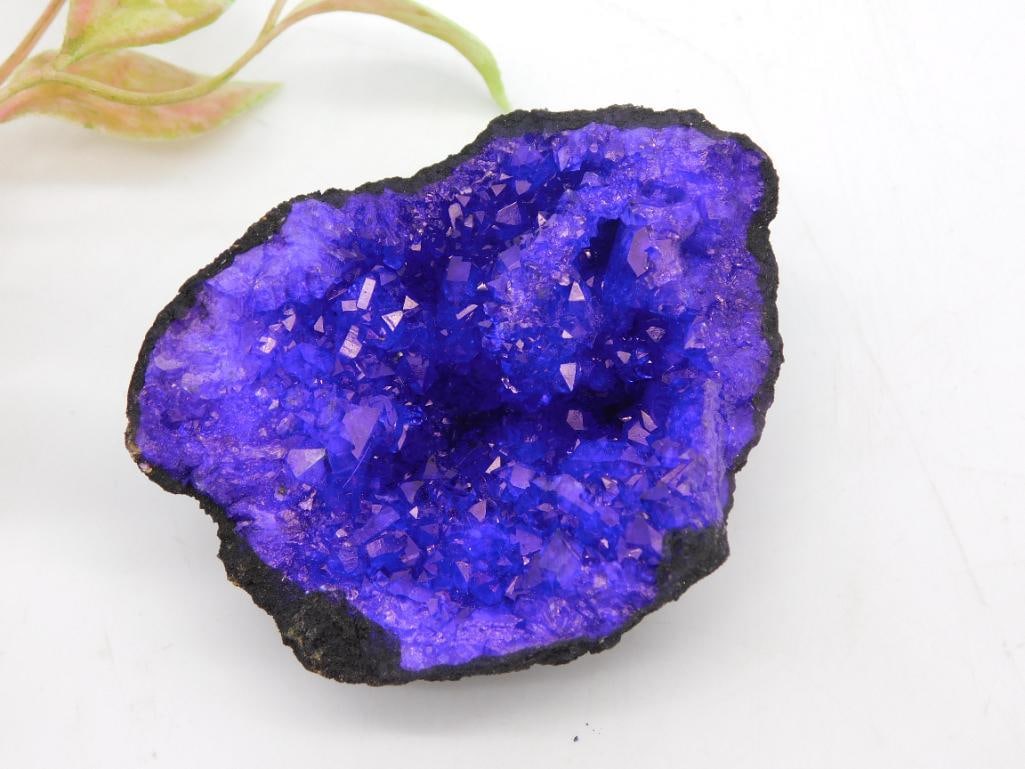 Purple Druzy Quartz Geode Specimen for Collectors (1 of 3)