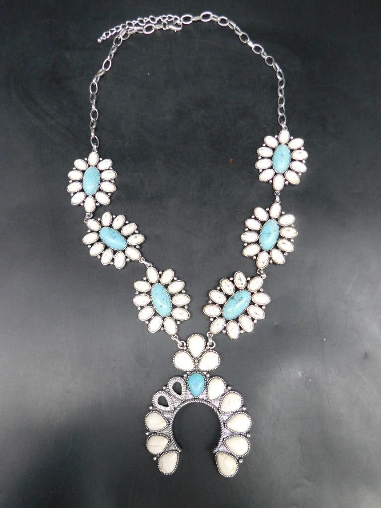 SQUASH BLOSSOM COSTUME JEWELRY: SQUASH BLOSSOM COSTUME JEWELRY