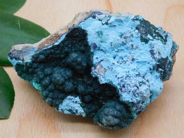 CHRYSOCOLLA AND MALACHITE ROCK STONE LAPIDARY SPECIMEN