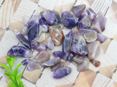 AMETHYST AND ROYAL AZTEC LACE ROCK STONE LAPIDARY SPECIMEN