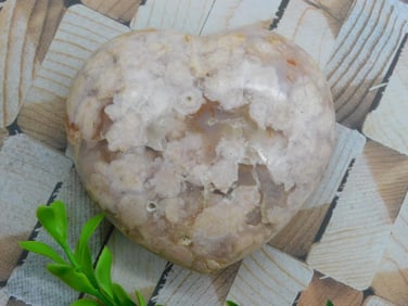 HATMANS FLOWER PETAL AGATE ROCK STONE LAPIDARY SPECIMEN