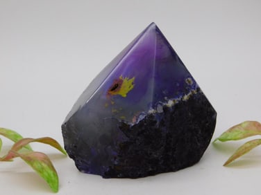 AGATE POINT ROCK STONE LAPIDARY SPECIMEN