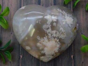 HATMANS FLOWER PETAL AGATE ROCK STONE LAPIDARY SPECIMEN