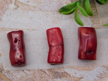RED CORAL ROCK STONE LAPIDARY SPECIMEN
