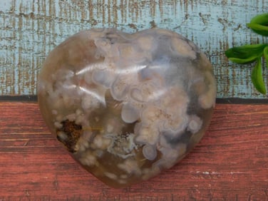 HATMANS FLOWER PETAL AGATE ROCK STONE LAPIDARY SPECIMEN