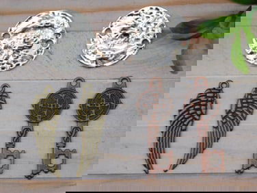 MIXED PENDANT LOT ROCK STONE LAPIDARY SPECIMEN