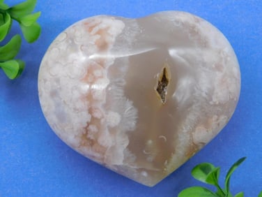 HATMANS FLOWER PETAL AGATE ROCK STONE LAPIDARY SPECIMEN