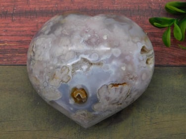 HATMANS FLOWER PETAL AGATE ROCK STONE LAPIDARY SPECIMEN