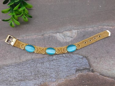 GENUINE STONE BRACELET ROCK STONE LAPIDARY SPECIMEN