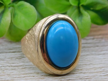 GENUINE STONE RING ROCK STONE LAPIDARY SPECIMEN