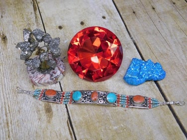 MIXED LOT ROCK STONE LAPIDARY SPECIMEN