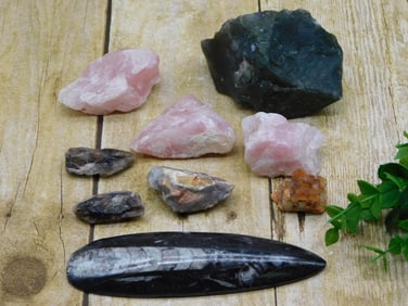 MIXED LOT ROCK STONE LAPIDARY SPECIMEN