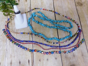 MIXED JEWELRY LOT ROCK STONE LAPIDARY SPECIMEN