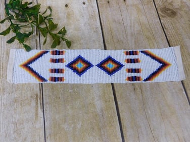 SEED BEAD NATIVE AMERICAN DESIGN BAND