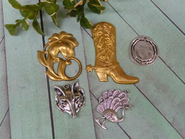 MIXED PENDANTS ROCK STONE LAPIDARY SPECIMEN