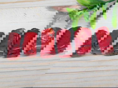 RED CORAL ROCK STONE LAPIDARY SPECIMEN