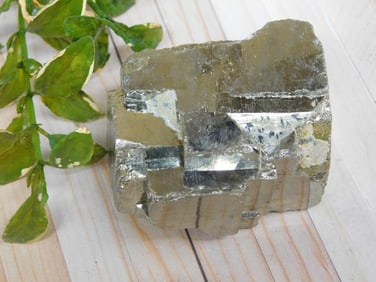 NATURAL FORMATION PYRITE CUBE ROCK STONE LAPIDARY SPECIMEN
