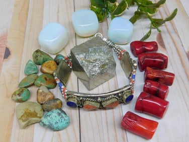 MIXED LOT ROCK STONE LAPIDARY SPECIMEN