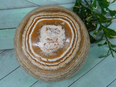 BANDED JASPER SPHERE ROCK STONE LAPIDARY SPECIMEN