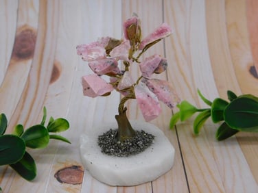 RHODONITE TREE ROCK STONE LAPIDARY SPECIMEN